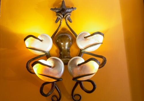 Special Octopus Wall lamp in Entry